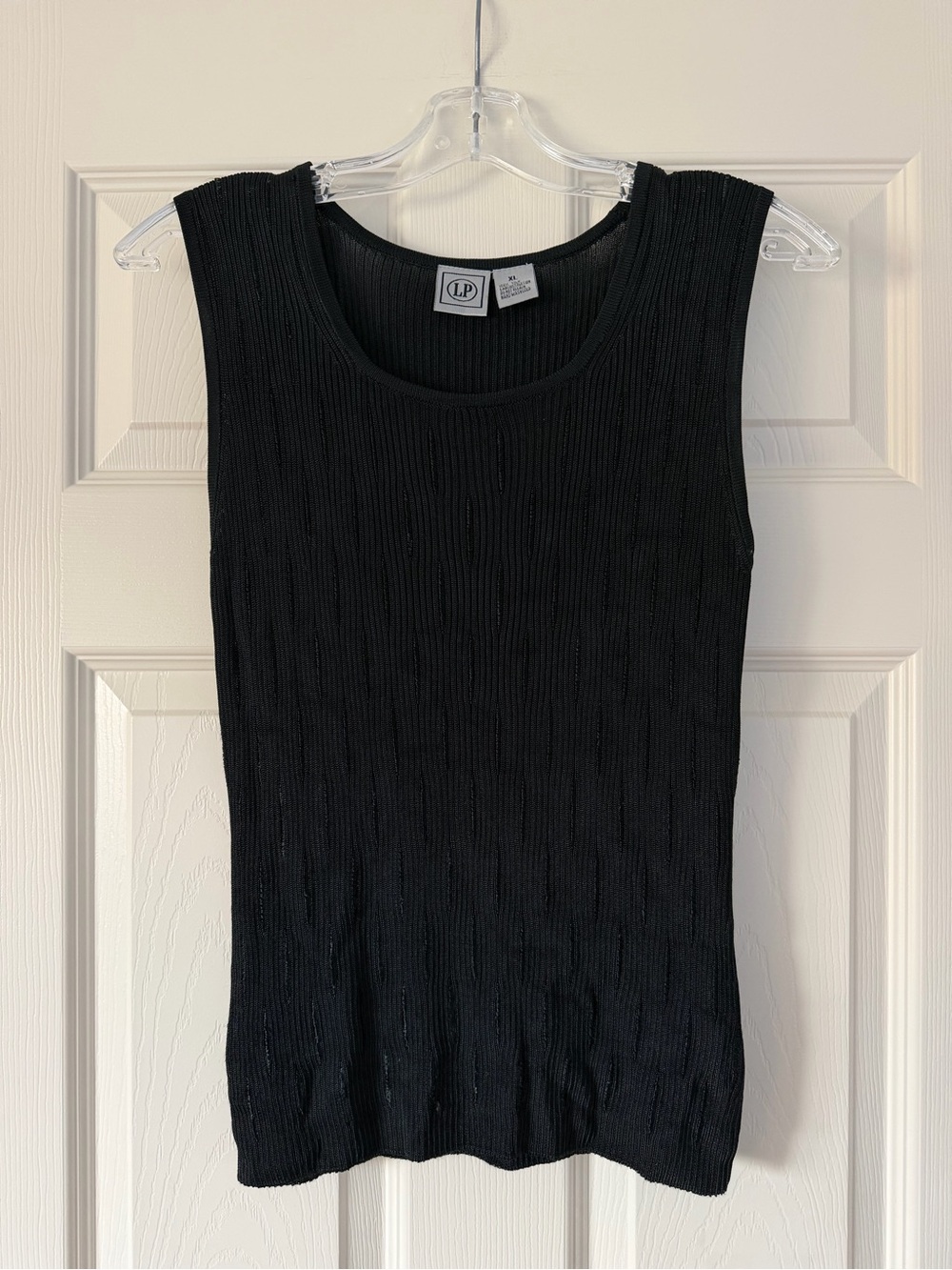 Women’s Black Silk Tank Top